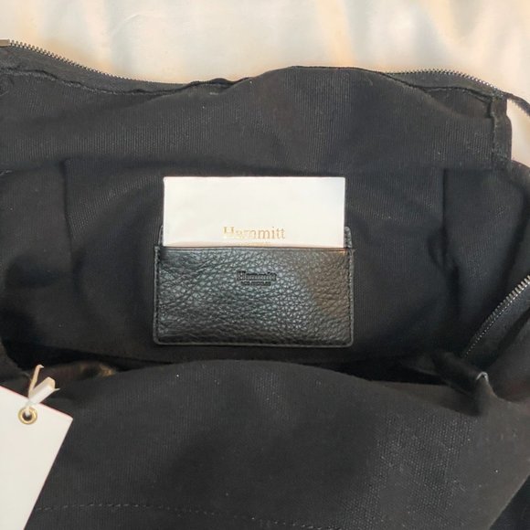 Hammitt Venice Beach Tote Black Canvas with Leather handles - Picture 6 of 8